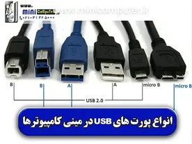 انواع پورت های USB در مینی کامپیوتر و کامپیوتر | آشنایی + بررسی